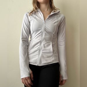 White Activewear Jacket size Small
